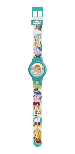 Reloj Digital Peppa Pig 5 Funciones Intek 1