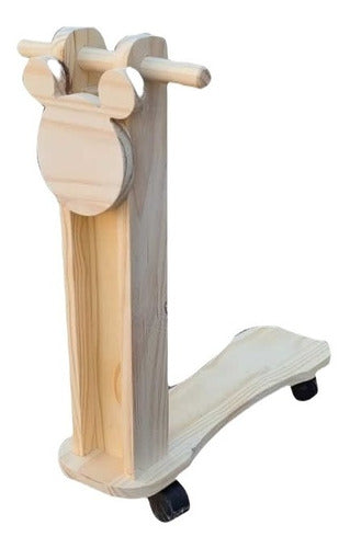 Mundo Pino Wooden Scooter for Kids 0