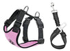 Slowton - Dog Car Harness with Connector Leash 0