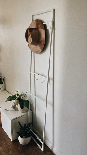 Minimalist Iron Coat Rack with Movable Hangers 6