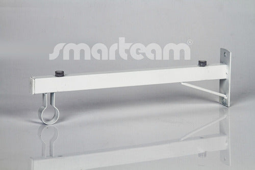 Smarteam Wall Bracket Reinforced with Bar Holder / Size 35 Cm / White / Pack of 6 Units 0