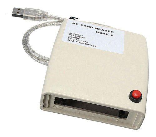 Usb 2.0 A 68 Pinos Ata Pcmcia Flash Disk Converter Adaptador 4