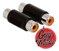 FICHA Prolongador AU35 Doble RCA Hembra a Doble Hembra RCA 1