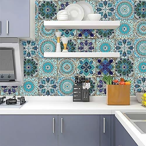 GZsenwo Vinilos Decorativos 12u, (15x15cm) Mix Mosaicos Lsu313 1