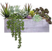 Supla 10 Artificial Wooden Succulents Prefabricated Pots 0