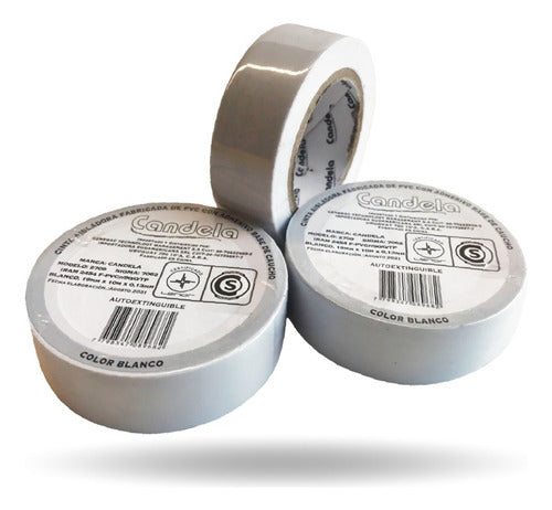 Candela PVC Insulating Tape - Pack of 10 Mts x 10 Units 0