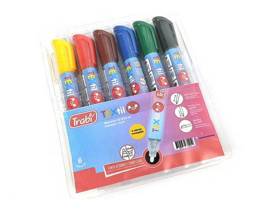 Trabi Fabric Markers Pop X 10 0