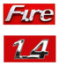 Emblemas Strada Fire 1.4 Flex - 02 À 12 - Modelo Original 2