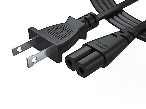 [ul Listed] Pwr + Long 6 Ft 2 Prong Ac Cable De Pared 2 Ranu 0