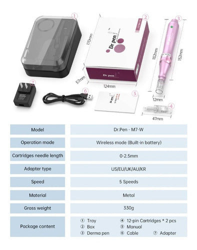 Dermapen Dr Pen M7-w Inalambrico 3