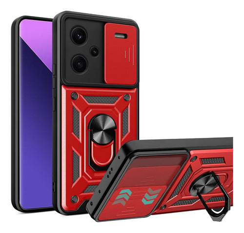 Rigid Case with Ring and Cover for Xiaomi Redmi Note 13 Pro Plus 4