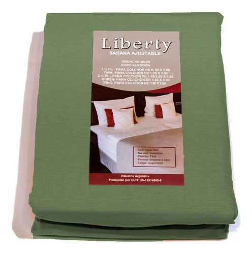 Liberty Adjustable Sheet 2 1/2 Plazas 160 Threads - 100% Cotton 6