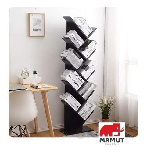 Free-Standing Tree Bookshelf Decorative Bookcase 19