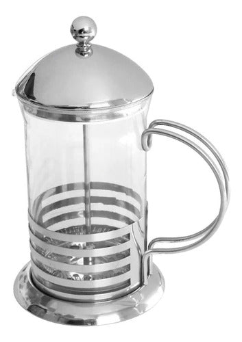 French Press Coffee Maker Stainless Steel Plunger 1000 Ml 0