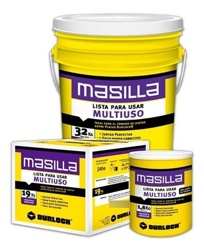 Durlock Masilla Lista Para Usar, 7kg - Capri Materiales 1