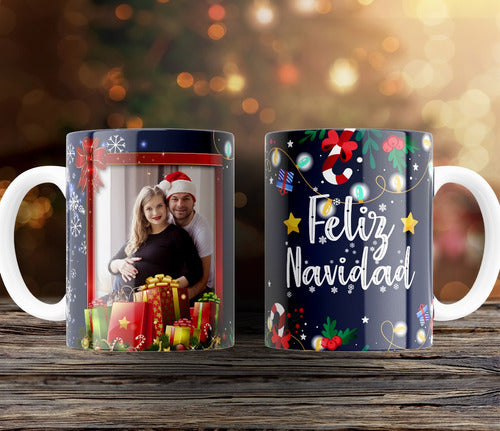 Christmas Mug Templates Designs With Photo Sublimation Pack #TN12 8