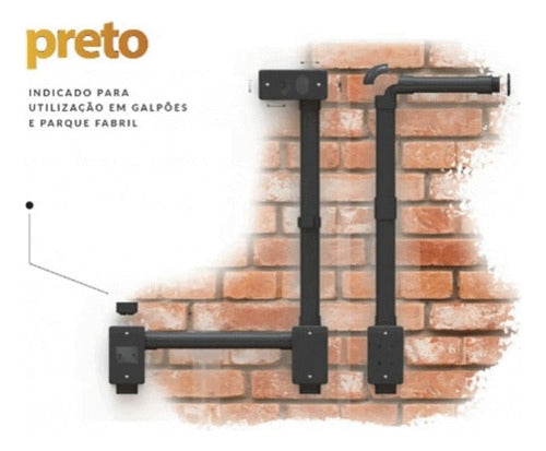 Kit 3 Peças Joelho Curva 90° C/ Janela P/ Eletroduto 3x4pol 2