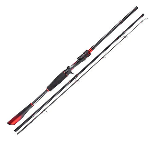 Caster Black Widow 2.10m Baitcasting 3 Sections 10-20lb 0