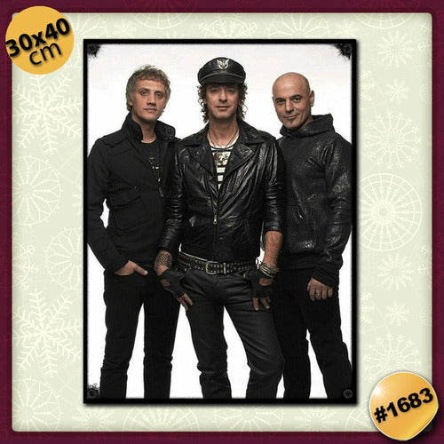 #1683 - Gustavo Cerati Rock Decorative Frame 1