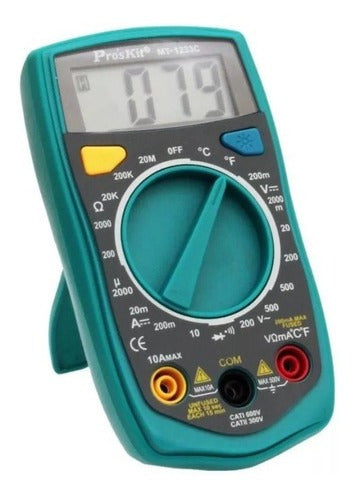 Multimetro Digital Proskit Mt-1233c Tester Luz Temperatura 1