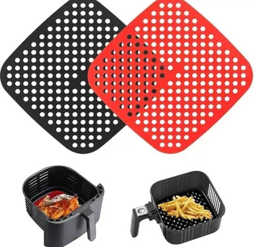 Silica Squares Non-Stick for Air Fryer 0