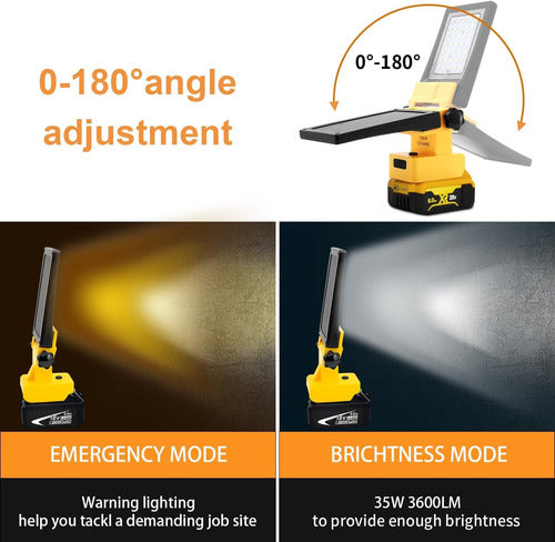 Luz De Trabajo Led De Alta Intensidad De 35 W, 3600 Lúmenes. 1