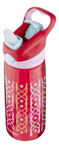 Contigo Autospout Botella Agua Pajilla Niños 20oz Ruby 2