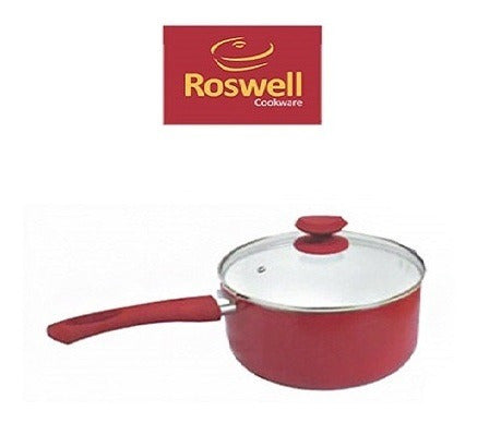 Cacerola with Handle 18 cm Ceramic Non-Stick Roswell 0