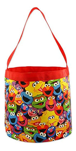 Sesame Street Elmo  Cesta Plegable De Nailon Para 2