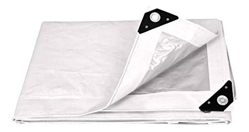 Pretul Reinforced White Tarp 4 X 5 M Aluminum 0