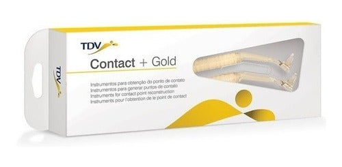 TDV Contact Gold Instrument for Dental Reconstruction 0