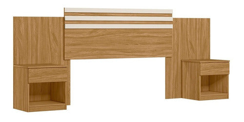 Uru Dhara Headboard and Nightstands Set 0