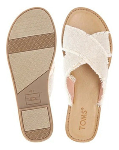 Toms Sandals Metall Jute Beige 2