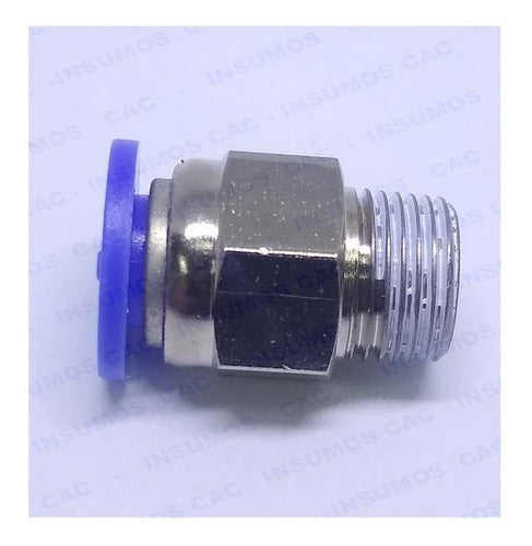 Straight Pneumatic Connector 1/4 - M 3/8 SPC3/8-02 3