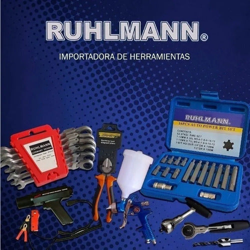 Juego 6 Gubias Para Madera Acero Templado En Caja Ruhlmann 3