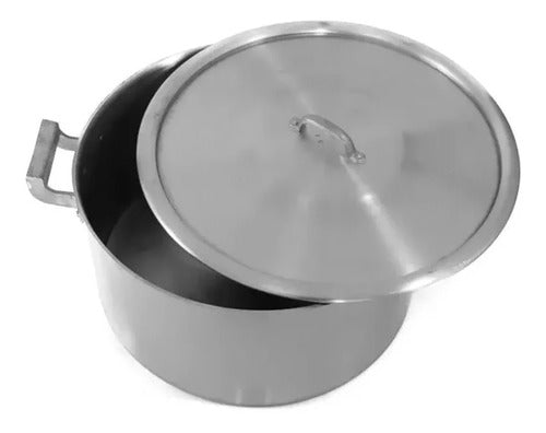 Aluminio D&E Gastronomic Aluminum Casserole 32 Cm 11.5 Liters 1