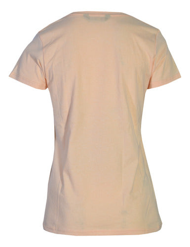 Salomon Remera Salomon Ss Tee Mujer Apricot Ice Heather 5