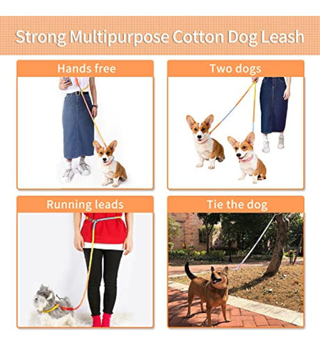 Tesitehi Multifunctional Rope Leash for Dogs 5