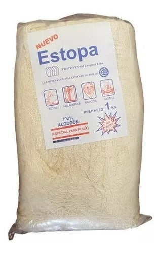 Estopa Blanca Calidad Premium Laboratorios, Cocinas - 1 Kg 0