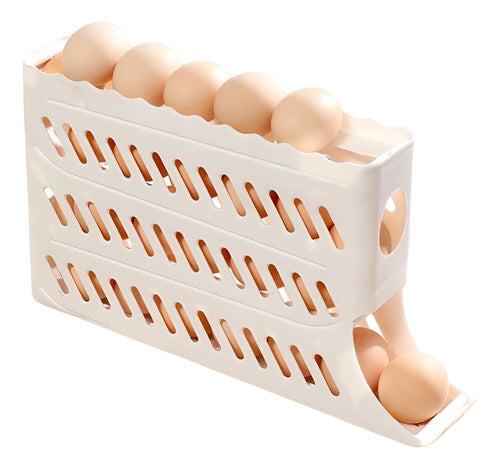 Organizador Vertical Con Dispensador De Huevos 4 Niveles X2 0