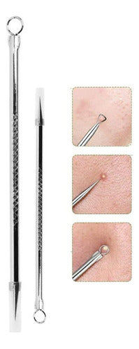 MELY Acne Extractor Kit - Blackhead and Pimple Removal Stainless Steel 0