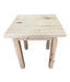 Diverso Solid Pine Wood Dining Table 70x70x80cm 0