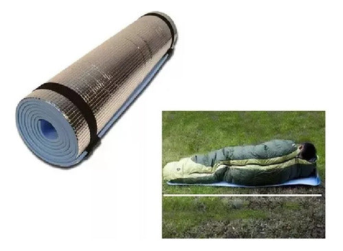 Colchoneta Aislante Aluminizada Goma Eva 6 Mm Camping 1