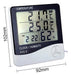 MegaCuper Hygrometer Temperature Thermometer HTC-2 Probe 2