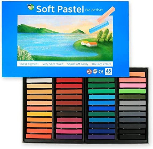 Ha Shi Soft Chalk Long Pastels - 48 Colors 0