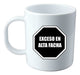 White Plastic Sublimation Mug - Custom Personalization Available 0