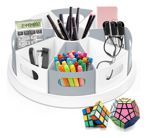 MeCids 360 Rotating Storage Organizer Desk Organizers Pen Holder 0