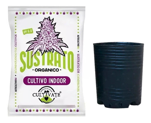 Sustrato Cultivate Indoor Orgánico 80lt Con Soplada 75lts 0