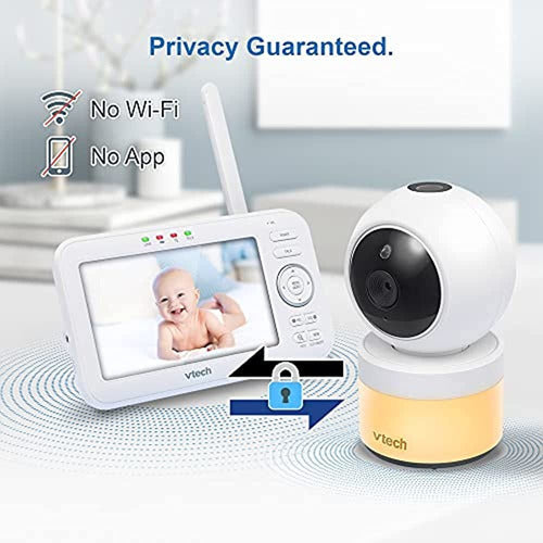 VTech Video Baby Monitor VM5463-2 with 5" Screen, Zoom 1