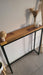 Industrial Reception Table - Iron and Pine Wood 3